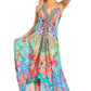 Sakkas Lizi 2025 Womens Maxi High-low Halter Handkerchief Long Dress Beach Party
