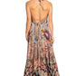 Sakkas Lizi 2025 Womens Maxi High-low Halter Handkerchief Long Dress Beach Party