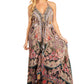Sakkas Lizi 2025 Womens Maxi High-low Halter Handkerchief Long Dress Beach Party