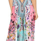 Sakkas Lizi Womens Maxi High-low Halter Handkerchief Long Dress Beach Party