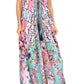 Sakkas Lizi Womens Maxi High-low Halter Handkerchief Long Dress Beach Party