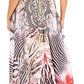Sakkas Lizi Womens Maxi High-low Halter Handkerchief Long Dress Beach Party