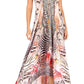 Sakkas Lizi Womens Maxi High-low Halter Handkerchief Long Dress Beach Party