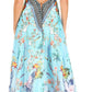 Sakkas Lizi Womens Maxi High-low Halter Handkerchief Long Dress Beach Party