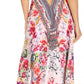 Sakkas Lizi Womens Maxi High-low Halter Handkerchief Long Dress Beach Party