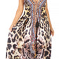 Sakkas Lizi Womens Maxi High-low Halter Handkerchief Long Dress Beach Party