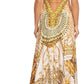 Sakkas Lizi Womens Maxi High-low Halter Handkerchief Long Dress Beach Party