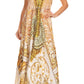 Sakkas Lizi Womens Maxi High-low Halter Handkerchief Long Dress Beach Party