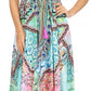 Sakkas Lizi Womens Maxi High-low Halter Handkerchief Long Dress Beach Party