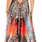 Sakkas Lizi Womens Maxi High-low Halter Handkerchief Long Dress Beach Party
