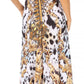 Sakkas Lizi Womens Maxi High-low Halter Handkerchief Long Dress Beach Party