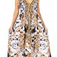 Sakkas Lizi Womens Maxi High-low Halter Handkerchief Long Dress Beach Party