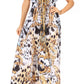 Sakkas Lizi Womens Maxi High-low Halter Handkerchief Long Dress Beach Party