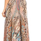 Sakkas Lizi Womens Maxi High-low Halter Handkerchief Long Dress Beach Party