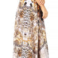 Sakkas Lizi Womens Maxi High-low Halter Handkerchief Long Dress Beach Party