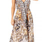 Sakkas Lizi Womens Maxi High-low Halter Handkerchief Long Dress Beach Party