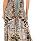Sakkas Lizi Womens Maxi High-low Halter Handkerchief Long Dress Beach Party