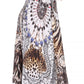 Sakkas Lizi Womens Maxi High-low Halter Handkerchief Long Dress Beach Party