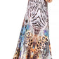 Sakkas Lizi Womens Maxi High-low Halter Handkerchief Long Dress Beach Party