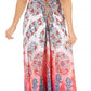Sakkas Lizi Womens Maxi High-low Halter Handkerchief Long Dress Beach Party