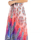 Sakkas Lizi Womens Maxi High-low Halter Handkerchief Long Dress Beach Party