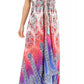 Sakkas Lizi Womens Maxi High-low Halter Handkerchief Long Dress Beach Party