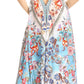 Sakkas Lizi Womens Maxi High-low Halter Handkerchief Long Dress Beach Party