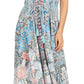 Sakkas Lizi Womens Maxi High-low Halter Handkerchief Long Dress Beach Party