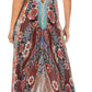 Sakkas Lizi Womens Maxi High-low Halter Handkerchief Long Dress Beach Party