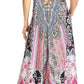 Sakkas Lizi Womens Maxi High-low Halter Handkerchief Long Dress Beach Party