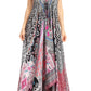 Sakkas Lizi Womens Maxi High-low Halter Handkerchief Long Dress Beach Party