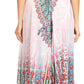 Sakkas Lizi Womens Maxi High-low Halter Handkerchief Long Dress Beach Party