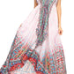 Sakkas Lizi Womens Maxi High-low Halter Handkerchief Long Dress Beach Party