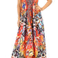 Sakkas Lizi Womens Maxi High-low Halter Handkerchief Long Dress Beach Party