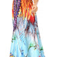 Sakkas Lizi Womens Maxi High-low Halter Handkerchief Long Dress Beach Party