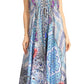 Sakkas Lizi Womens Maxi High-low Halter Handkerchief Long Dress Beach Party