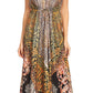 Sakkas Lizi Womens Maxi High-low Halter Handkerchief Long Dress Beach Party