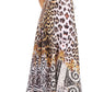 Sakkas Lizi Womens Maxi High-low Halter Handkerchief Long Dress Beach Party
