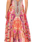 Sakkas Lizi Womens Maxi High-low Halter Handkerchief Long Dress Beach Party