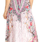 Sakkas Lizi Womens Maxi High-low Halter Handkerchief Long Dress Beach Party