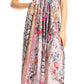 Sakkas Lizi Womens Maxi High-low Halter Handkerchief Long Dress Beach Party