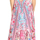 Sakkas Lizi Womens Maxi High-low Halter Handkerchief Long Dress Beach Party