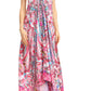 Sakkas Lizi Womens Maxi High-low Halter Handkerchief Long Dress Beach Party