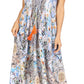 Sakkas Lizi Womens Maxi High-low Halter Handkerchief Long Dress Beach Party