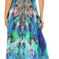 Sakkas Lizi Womens Maxi High-low Halter Handkerchief Long Dress Beach Party