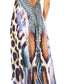 Sakkas Lizi Womens Maxi High-low Halter Handkerchief Long Dress Beach Party