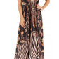 Sakkas Lizi Womens Maxi High-low Halter Handkerchief Long Dress Beach Party