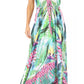 Sakkas Lizi Womens Maxi High-low Halter Handkerchief Long Dress Beach Party