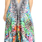 Sakkas Lizi Womens Maxi High-low Halter Handkerchief Long Dress Beach Party