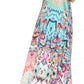Sakkas Lizi Womens Maxi High-low Halter Handkerchief Long Dress Beach Party